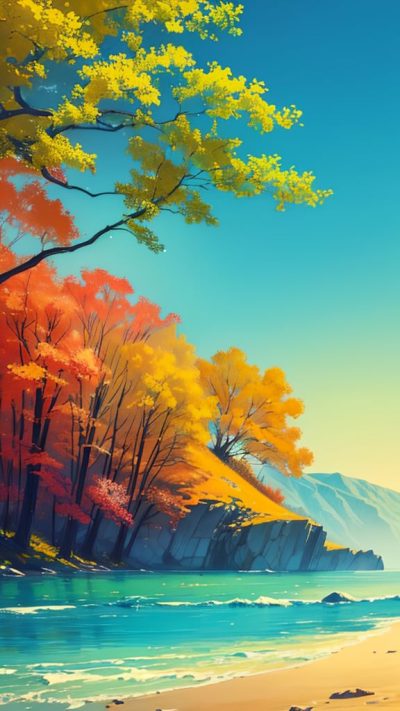 Landscape Hippie Art for phone wallpaper