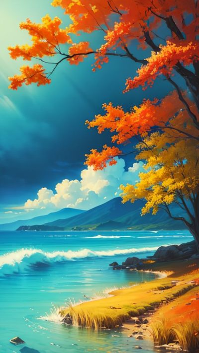 Landscape Hippie Art for phone wallpaper