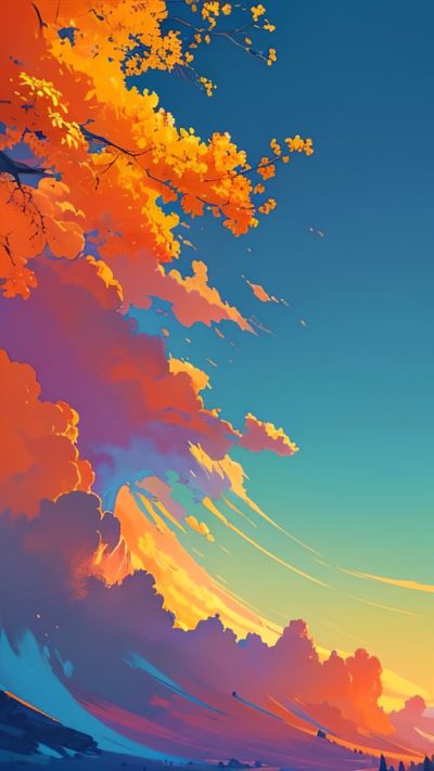 Landscape Hippie Art for phone wallpaper