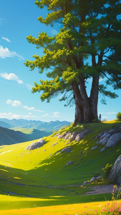 Landscape Hippie Art for phone wallpaper