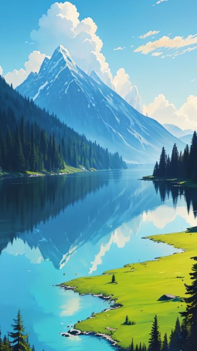 Landscape Hippie Art for phone wallpaper