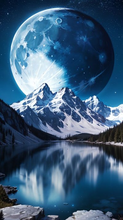 Moonscape for phone wallpaper