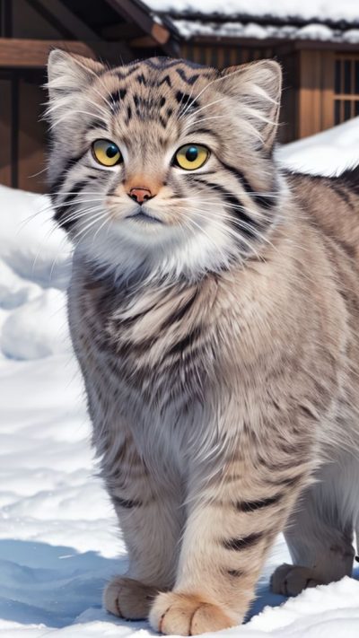 Pallas's cat for phone wallpaper