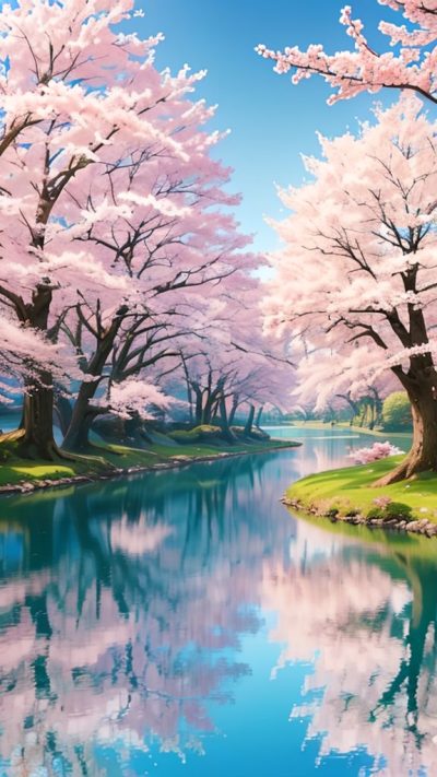 Sakura Japan Scenery for phone wallpaper