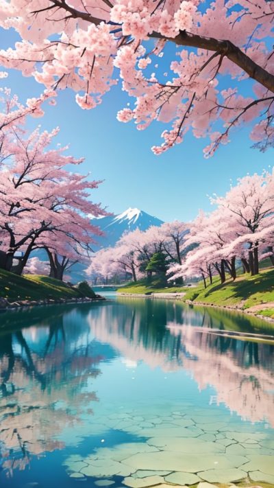 Sakura Japan Scenery for phone wallpaper