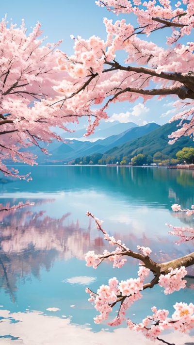 Sakura Japan Scenery for phone wallpaper