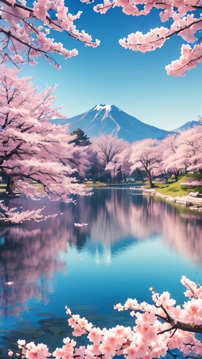 Sakura Japan Scenery for phone wallpaper